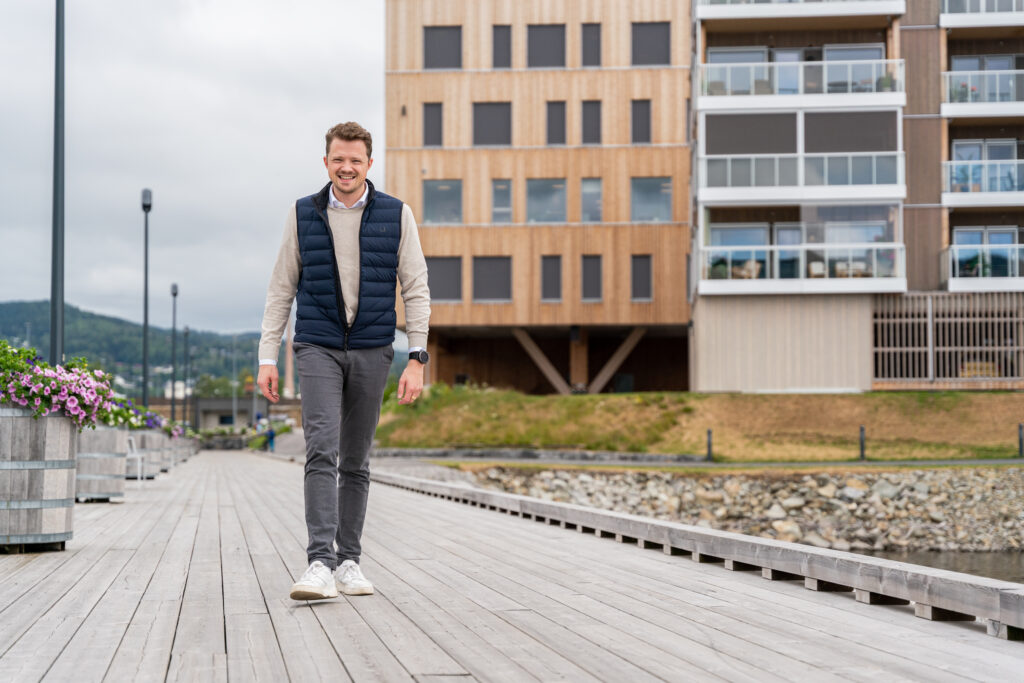 Kim Brandsnes, daglig leder i Rudshøgda Næringsforening